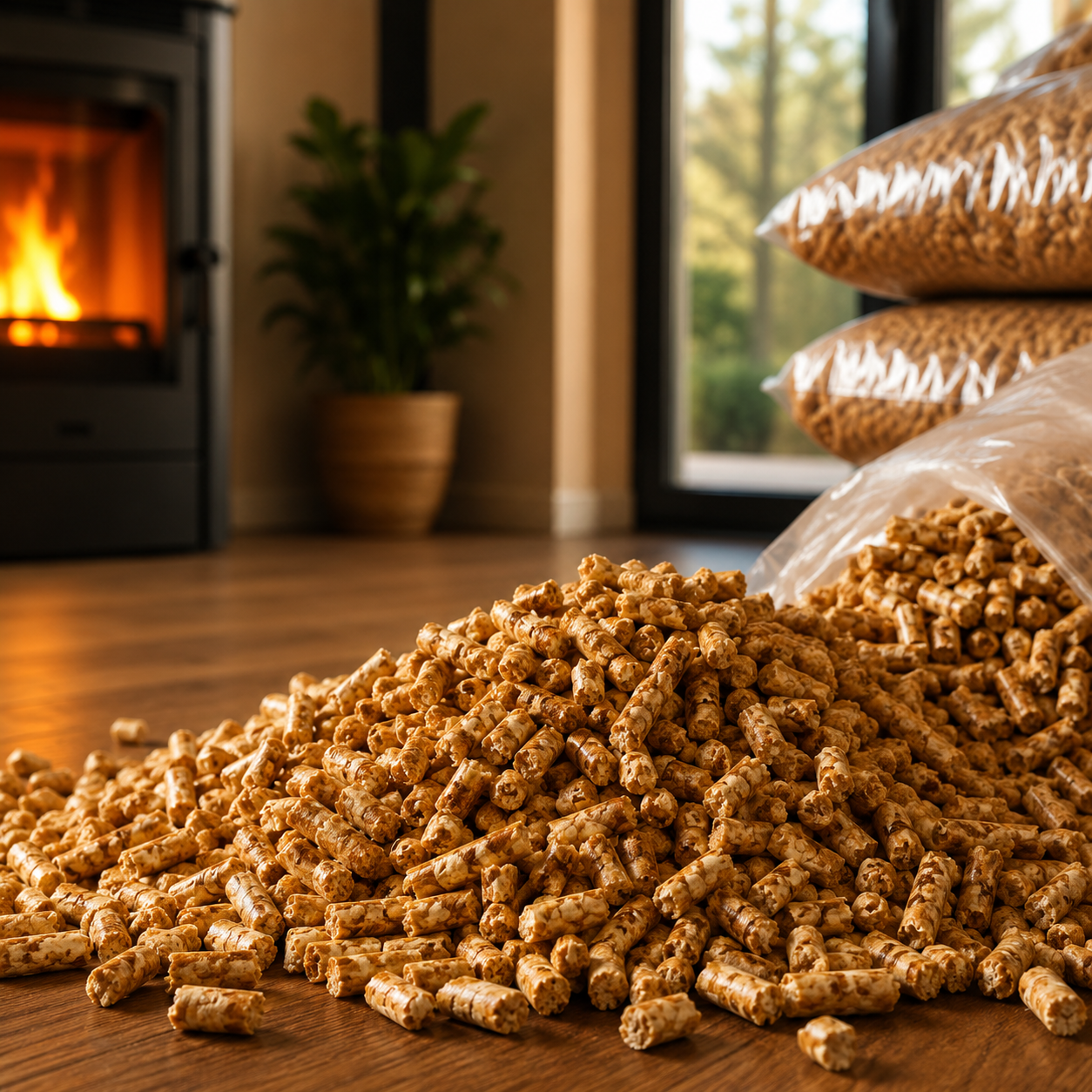 Pellet per riscaldamento
