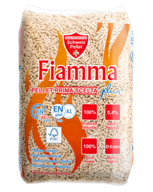 Pellet per stufe e caldaie  Fiamma pellet 72 sacchi