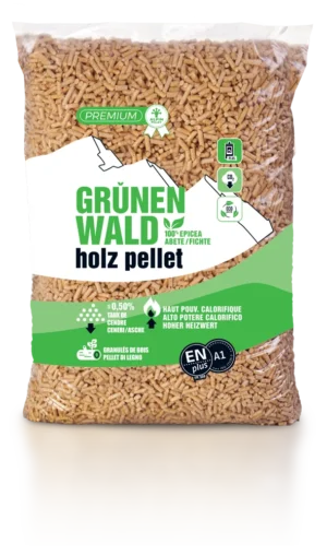 Grünen Wald Holz Pellet Abete  70 sacchi x 15 kg