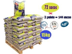 2 Pallet da 144 sacchi da 15 kg