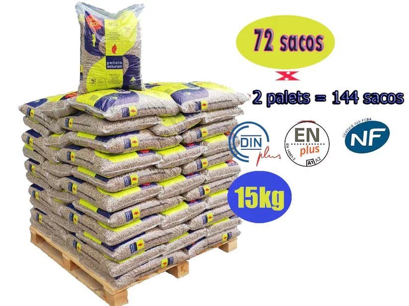 2 Pallet da 144 sacchi da 15 kg