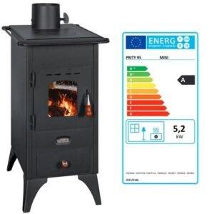 Stufa a legna angolare Bronpi Rincón 5 kW – Aprovecha Espacios