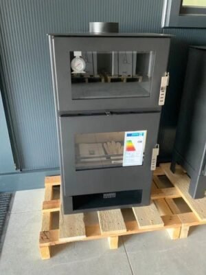 Lacunza Vulcano 9 kW – Stufa a legna ad alta potenza