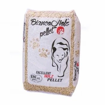 Bancale 1260 kg pellet Bianco Holz in abete e pino ENplus A1, 84 sacchi da 15 kg - Immagine di 2
